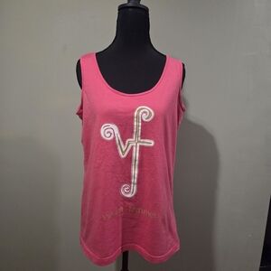 Viloent Femmes Women's Pink Cotton Tank Top